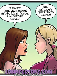 Naughty sluts starving for some hardcore interracial sex fun in top rated John Person porn comics