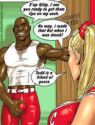 Sexy cheerleader doing blowjob in locker room free xxx cartoons