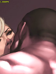 Fresh white meat for monster black cock poonnet interracial toons